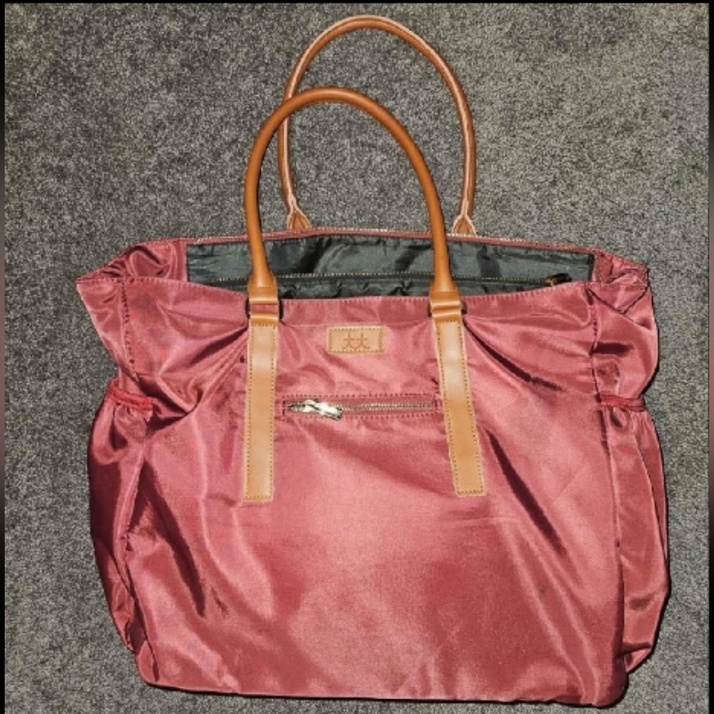 Elegant Burgundy Tote Bag